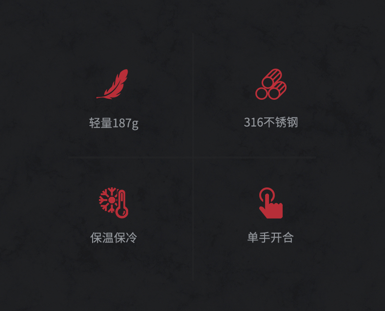 泰福高316不銹鋼真空保溫杯T2370第2張 泰福高316不銹鋼真空保溫杯T2370第2張